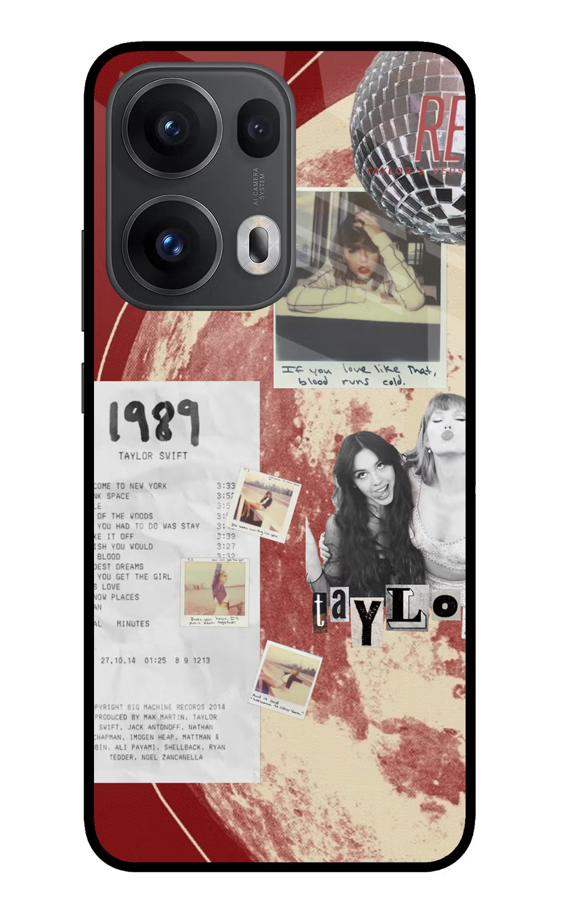 Taylor Swift Oppo Reno13 Pro 5G Glass Case