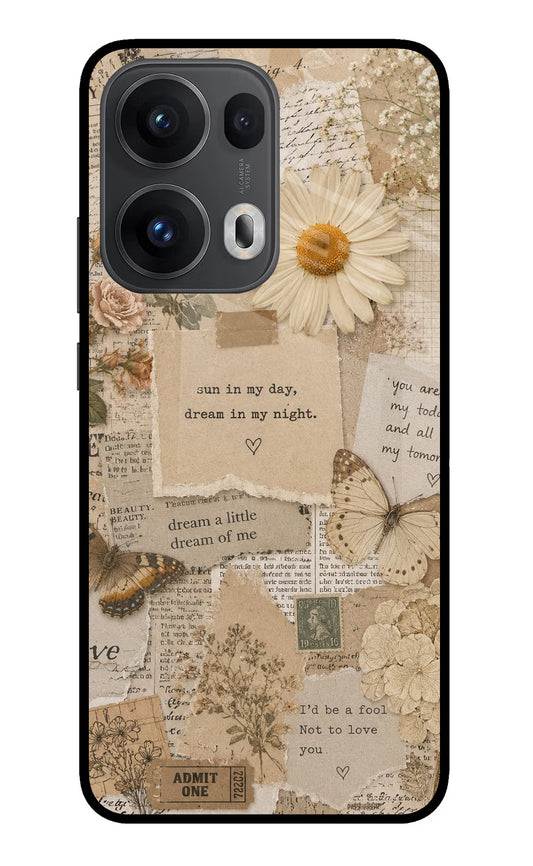 Vintage case Oppo Reno13 Pro 5G Glass Case