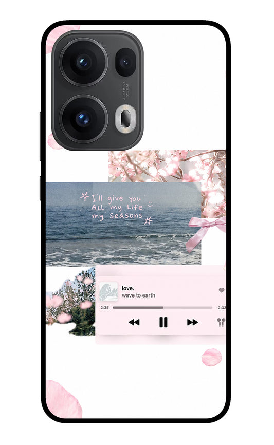 Wave to earth Oppo Reno13 Pro 5G Glass Case