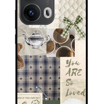 Cookie Oppo Reno13 Pro 5G Glass Case Back Cover by Casekaro