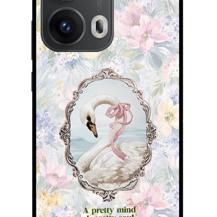 Pretty Mind Pretty Soul Oppo Reno13 Pro 5G Glass Case Back Cover by Casekaro