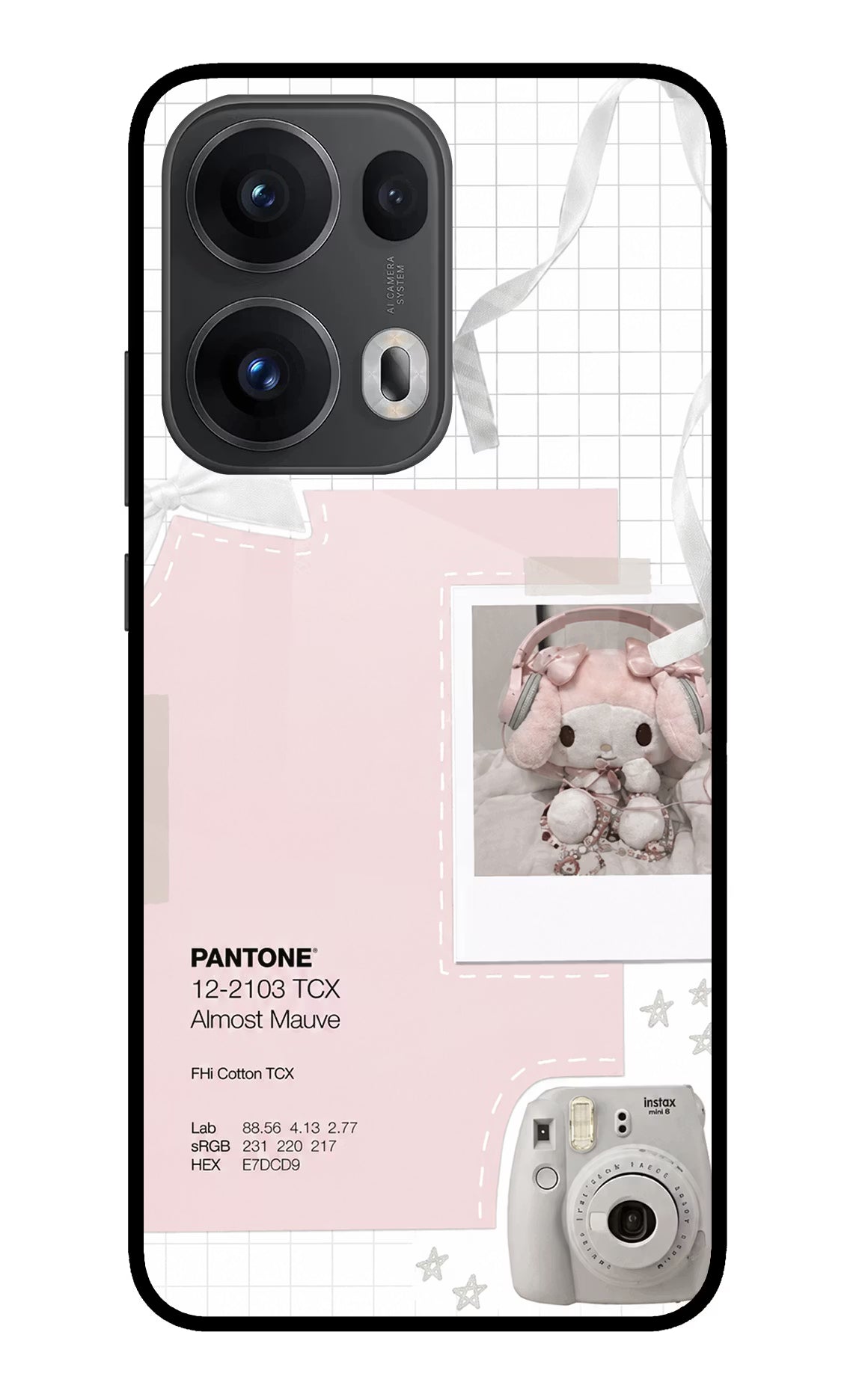 Pantone Asthetic Oppo Reno13 Pro 5G Glass Case