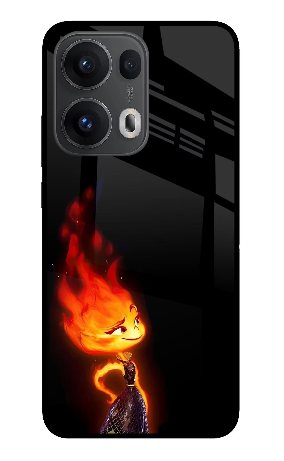 Ember Flame Oppo Reno13 Pro 5G Glass Case