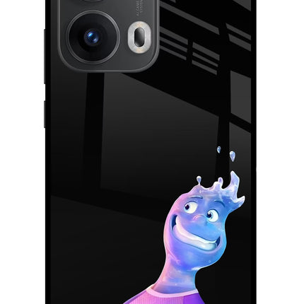 Wade Wave Oppo Reno13 Pro 5G Glass Case Back Cover by Casekaro