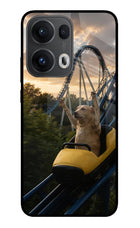 Rollercoaster Dog Oppo Reno13 Pro 5G Glass Case