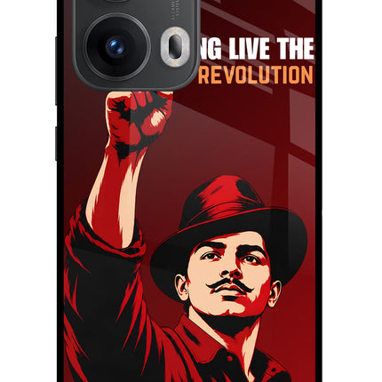 Bhagat Singh Revolution Oppo Reno13 Pro 5G Glass Case