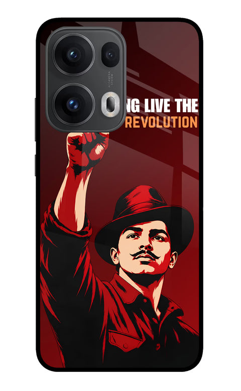 Bhagat Singh Revolution Oppo Reno13 Pro 5G Glass Case