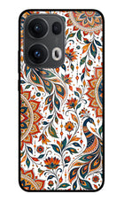 White Mayura Oppo Reno13 Pro 5G Glass Case