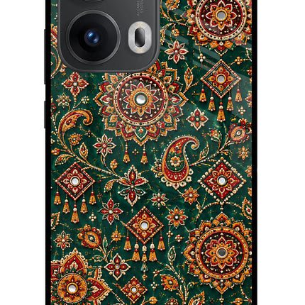 Green Pataka Oppo Reno13 Pro 5G Glass Case