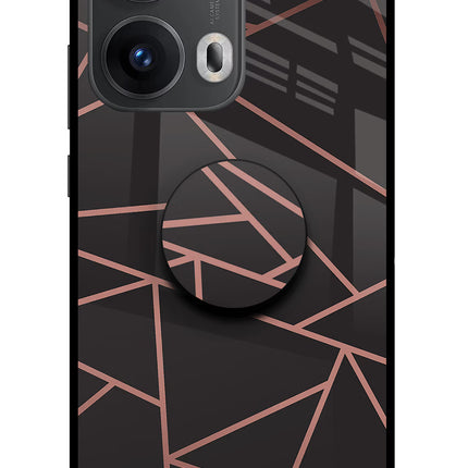 Geometric Pattern Oppo Reno13 Pro 5G Pop Case by Casekaro