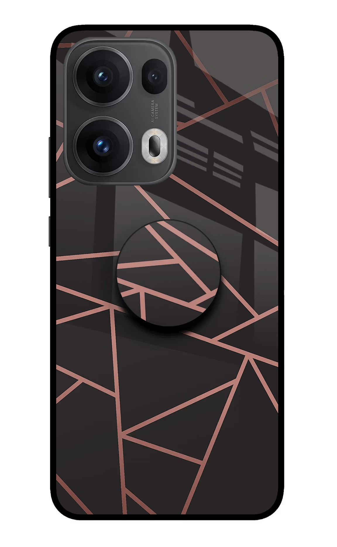 Geometric Pattern Oppo Reno13 Pro 5G Pop Case by Casekaro