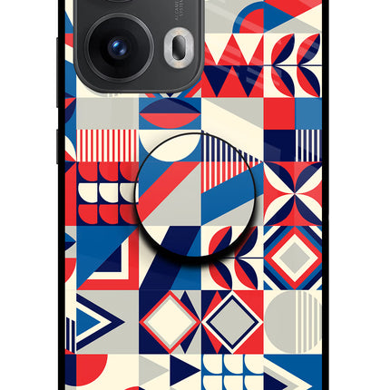 Colorful Pattern Oppo Reno13 Pro 5G Pop Case by Casekaro