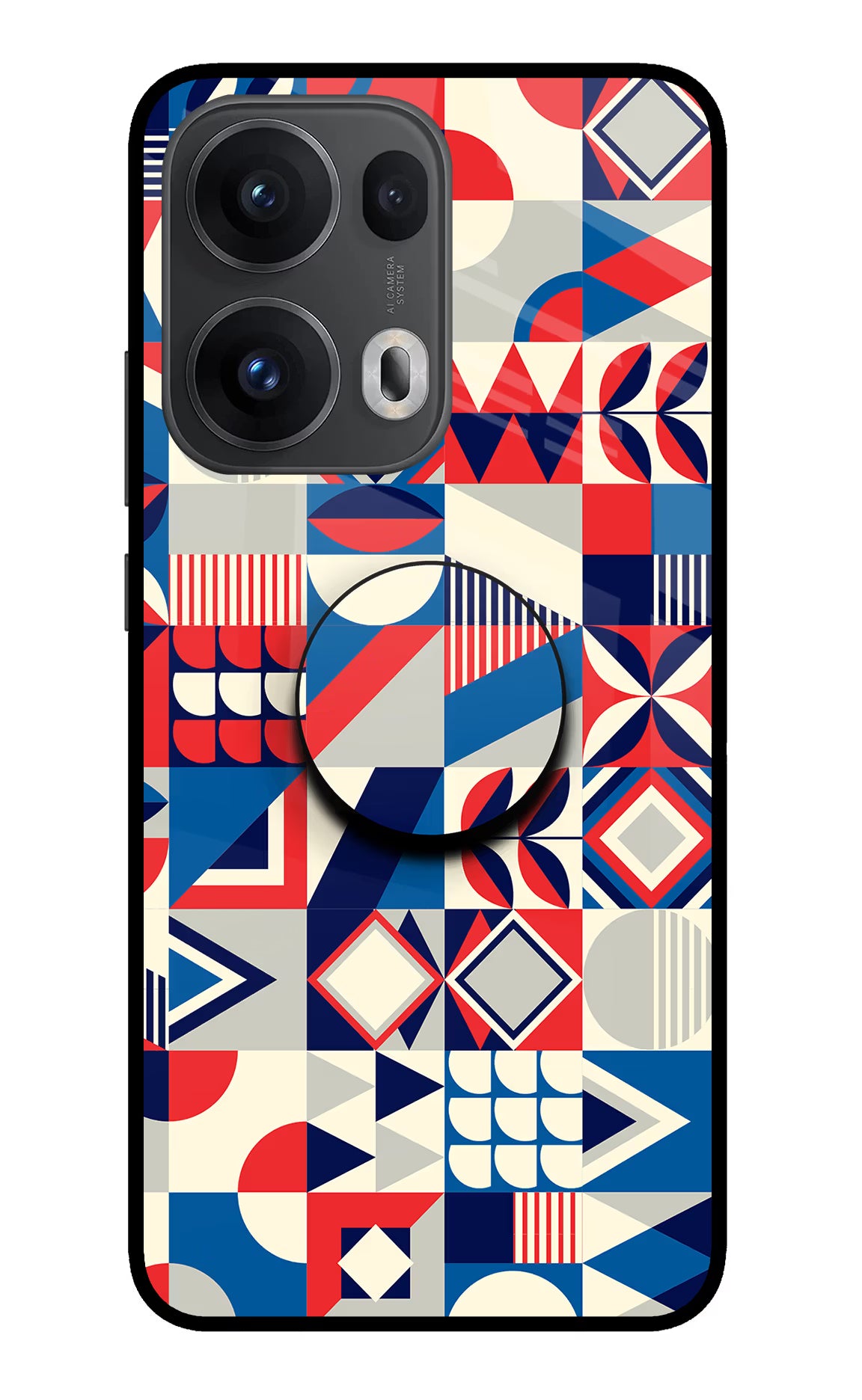 Colorful Pattern Oppo Reno13 Pro 5G Pop Case by Casekaro
