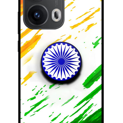 Indian Flag Ashoka Chakra Oppo Reno13 Pro 5G Pop Case by Casekaro