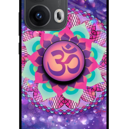 Om Purple Oppo Reno13 Pro 5G Pop Case by Casekaro