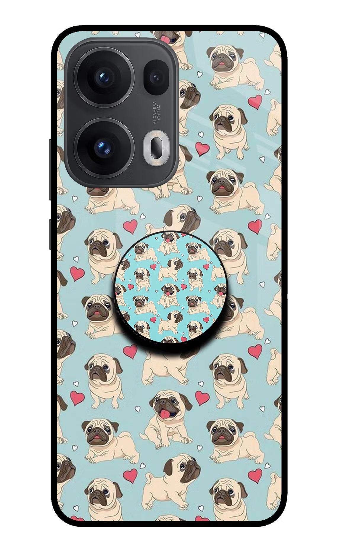 Pug Dog Oppo Reno13 Pro 5G Pop Case by Casekaro