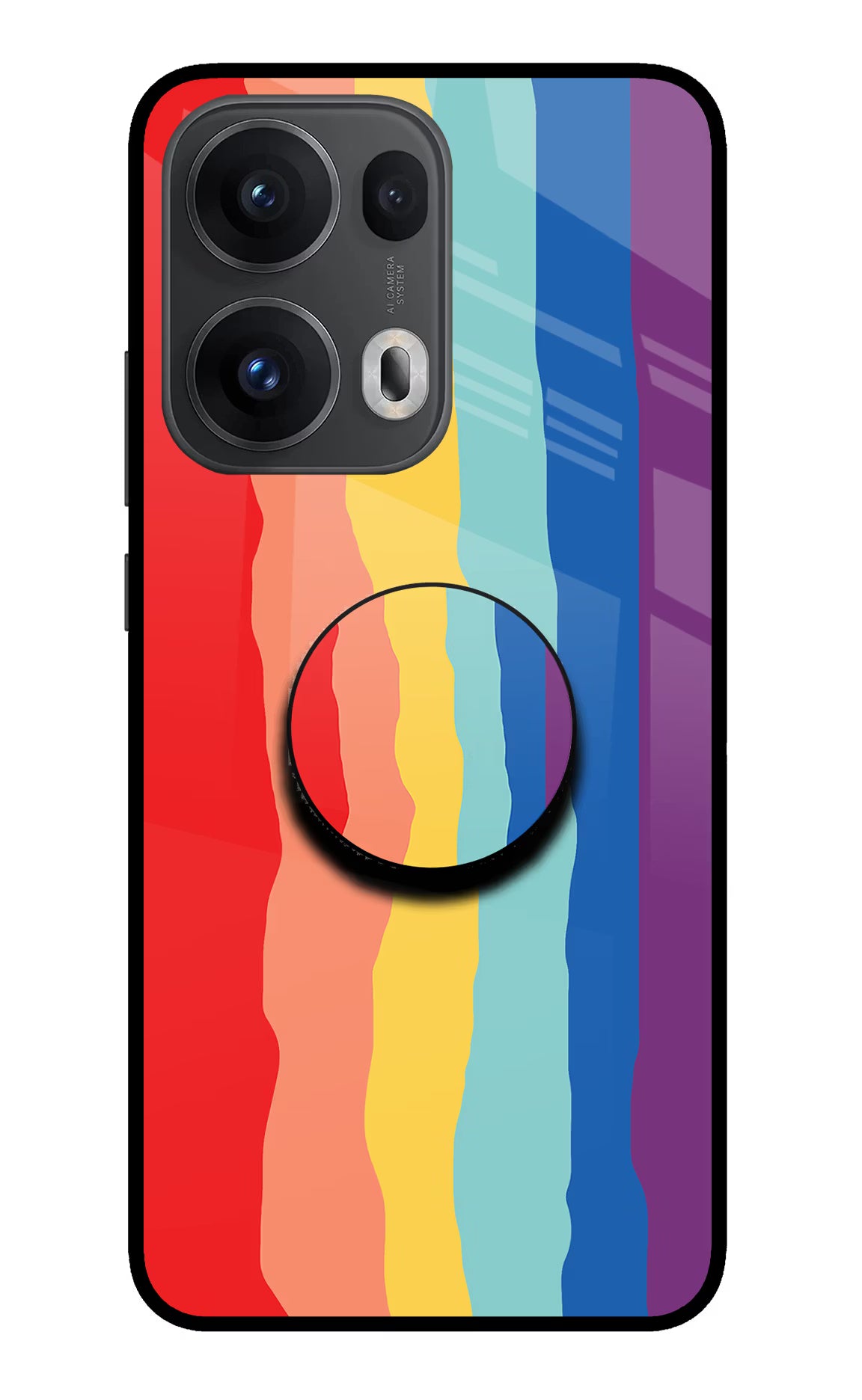 Rainbow Oppo Reno13 Pro 5G Pop Case by Casekaro