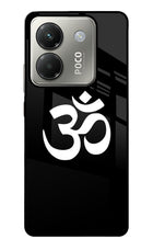 Om Poco M7 Pro 5G Glass Case Back Cover by Casekaro