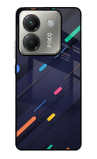Abstract Design Poco M7 Pro 5G Glass Case Back Cover by Casekaro
