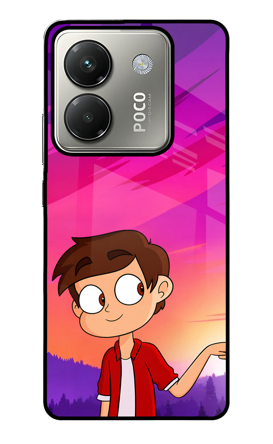 Marco Sunset Poco M7 Pro 5G Back Cover, Glass case