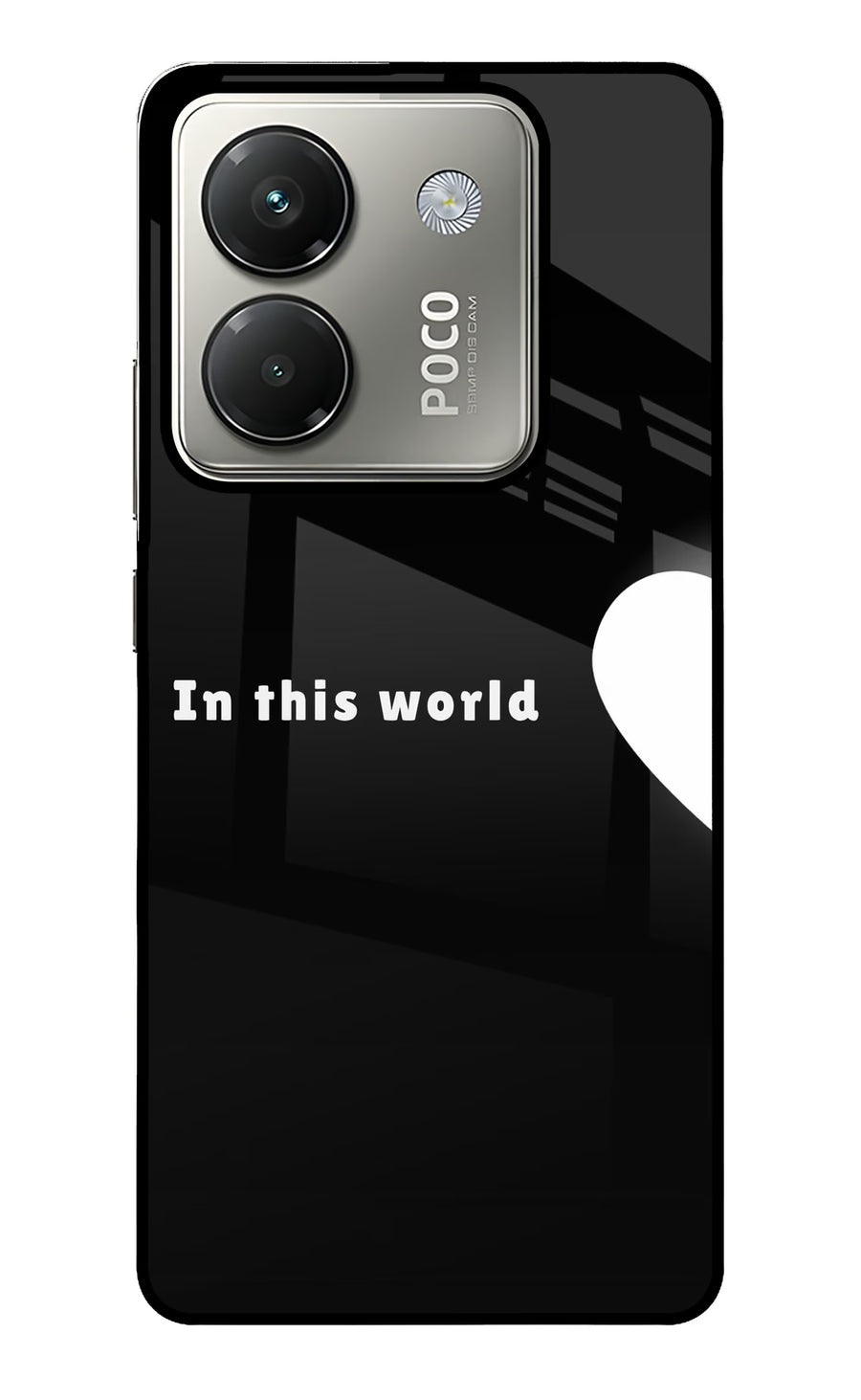 This World Poco M7 Pro 5G Back Cover, Glass case
