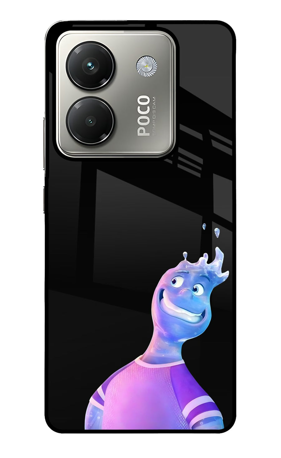 Wade Wave Poco M7 Pro 5G Back Cover, Glass case