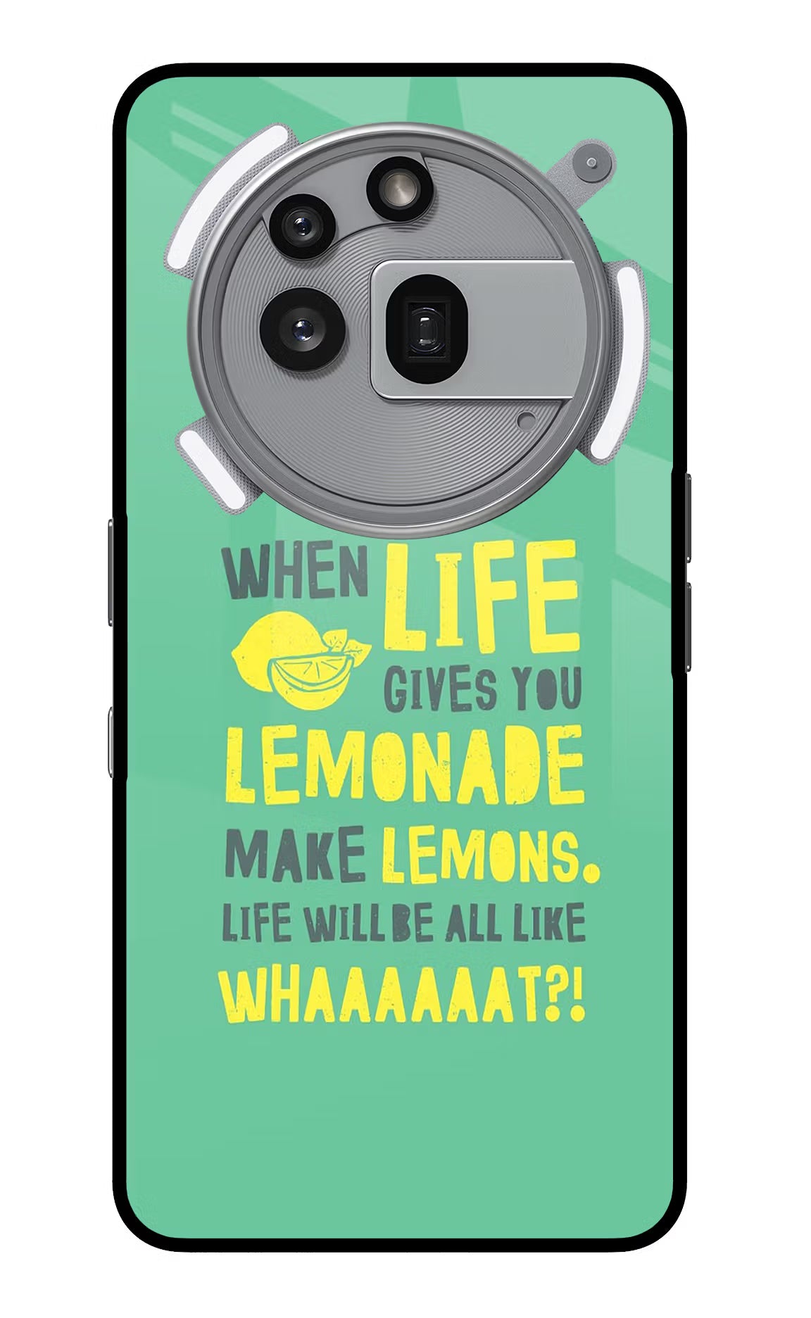 Quote Nothing Phone 3a Pro Glass Case Back Cover by Casekaro