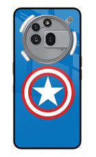 Captain America Logo Nothing Phone 3a Pro Glass Case