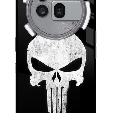 Punisher Skull Nothing Phone 3a Pro Glass Case
