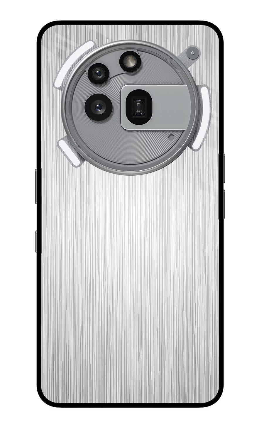 Wooden Grey Texture Nothing Phone 3a Pro Back Cover, Metal case