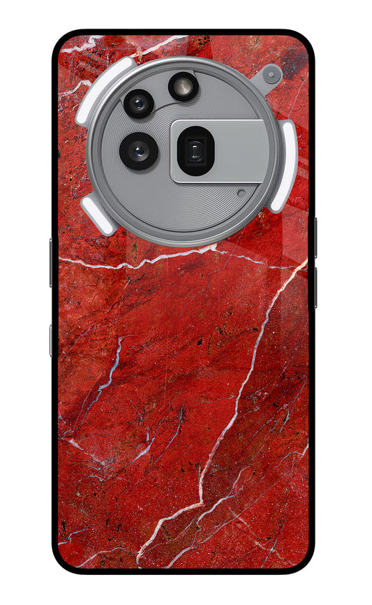 Red Marble Design Nothing Phone 3a Pro Glass Case