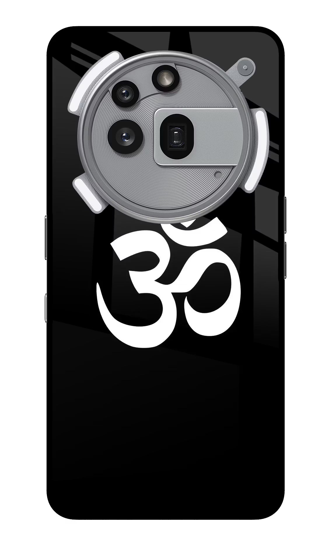 Om Nothing Phone 3a Pro Glass Case Back Cover by Casekaro