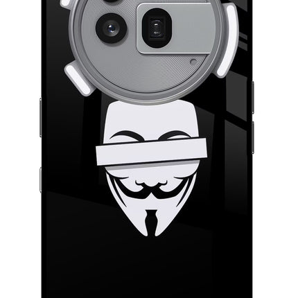 Anonymous Face Nothing Phone 3a Pro Glass Case