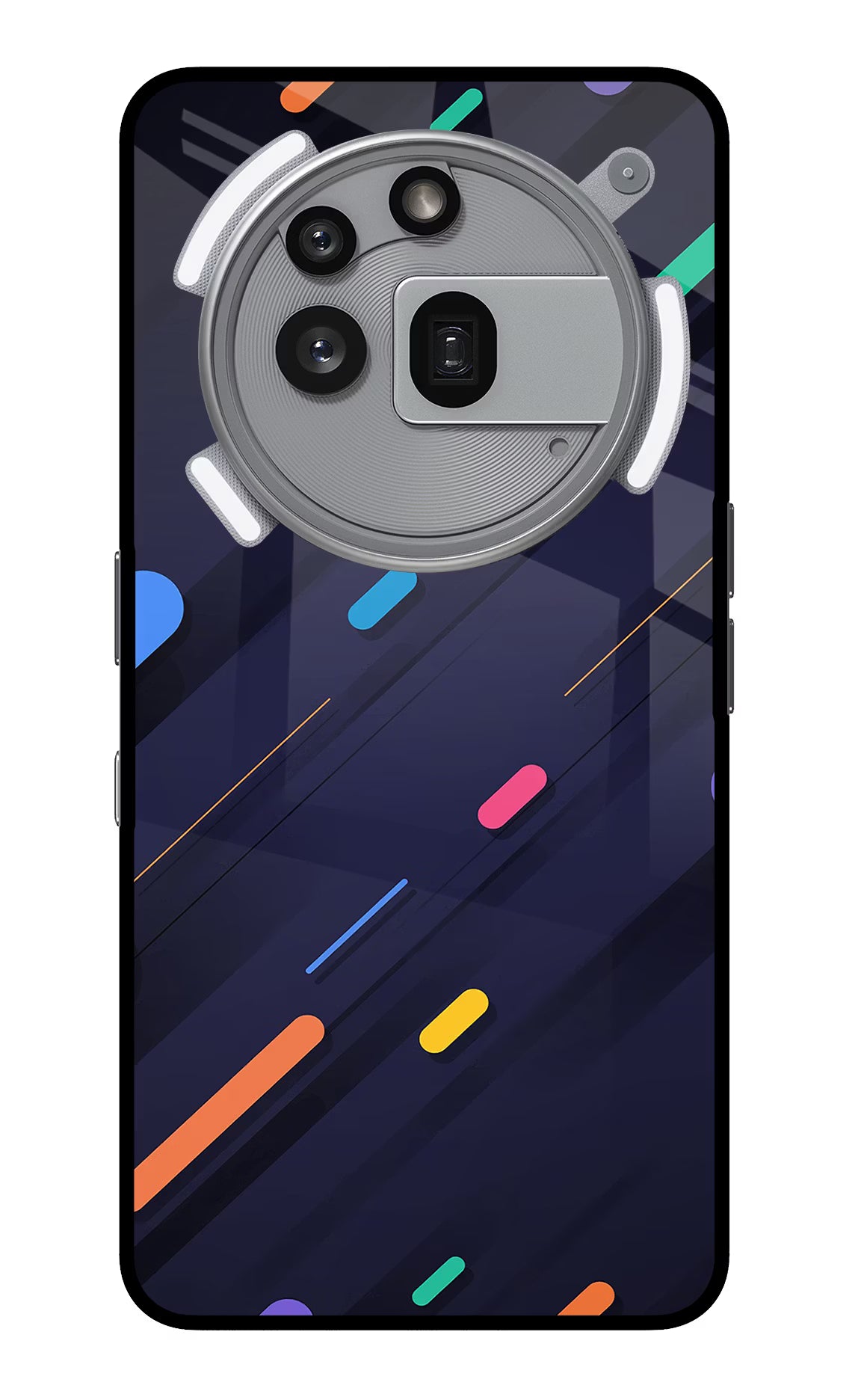 Abstract Design Nothing Phone 3a Pro Glass Case Back Cover by Casekaro