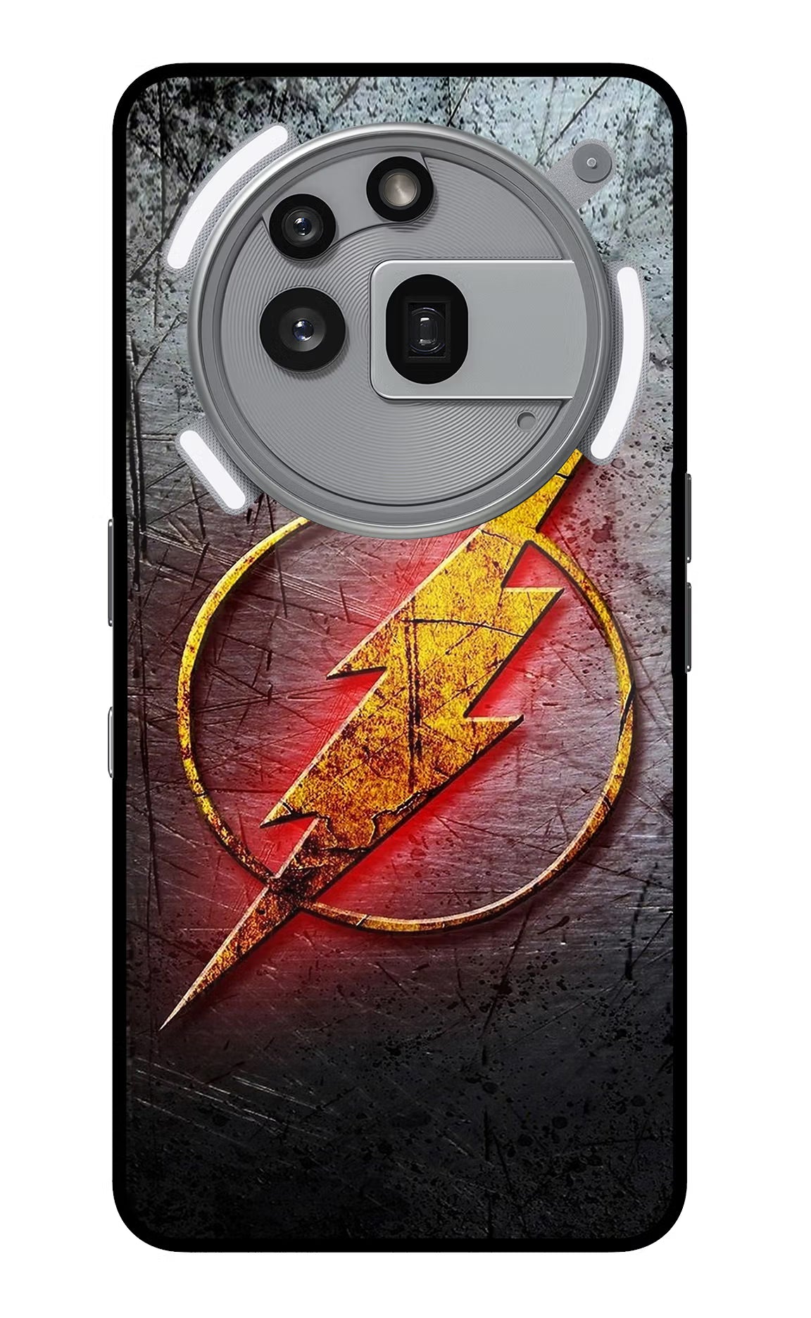 Flash Nothing Phone 3a Pro Glass Case Back Cover by Casekaro