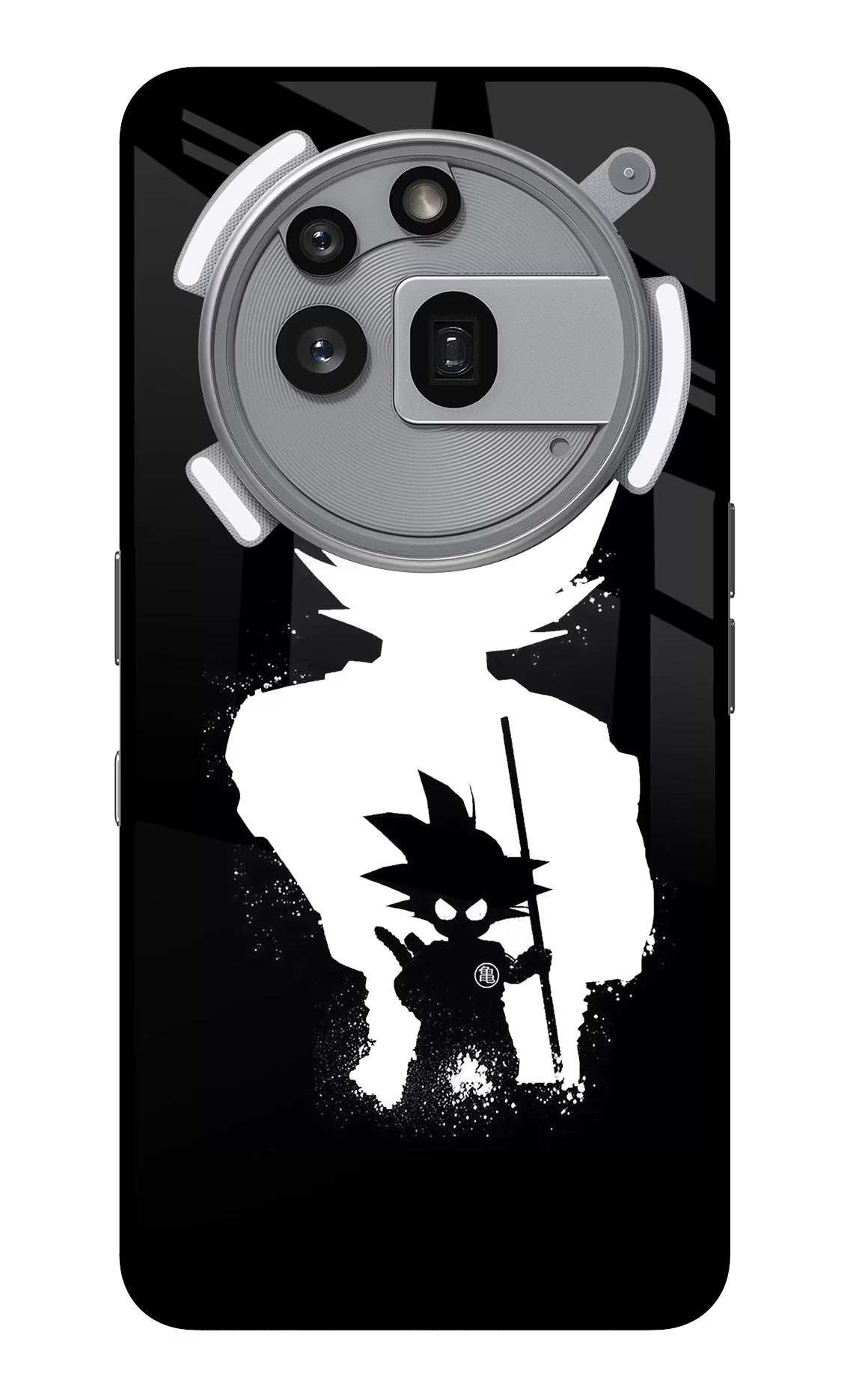 Goku Shadow Nothing Phone 3a Pro Glass Case Back Cover by Casekaro