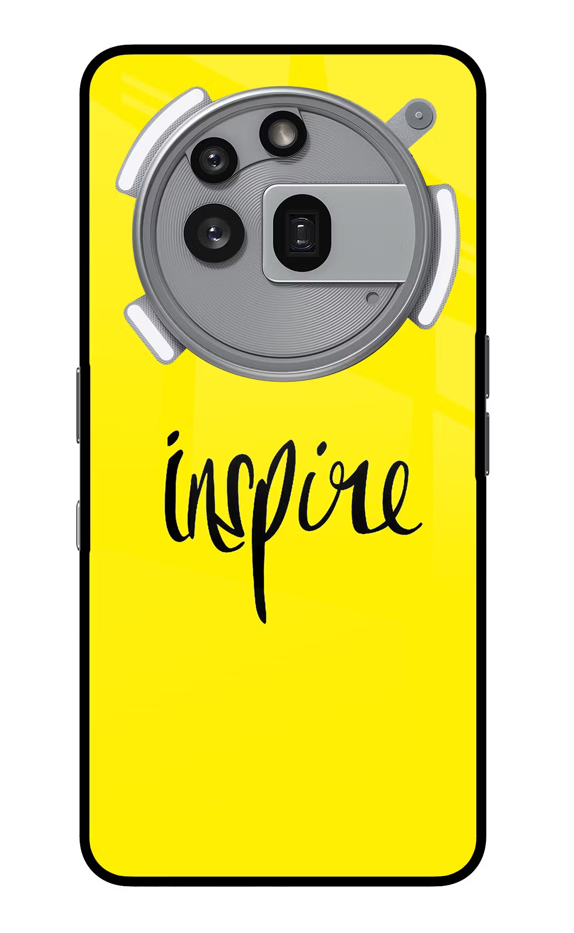 Inspire Nothing Phone 3a Pro Glass Case Back Cover by Casekaro