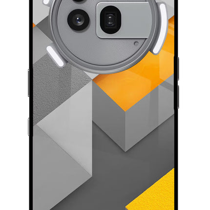 Abstract Nothing Phone 3a Pro Glass Case Back Cover by Casekaro