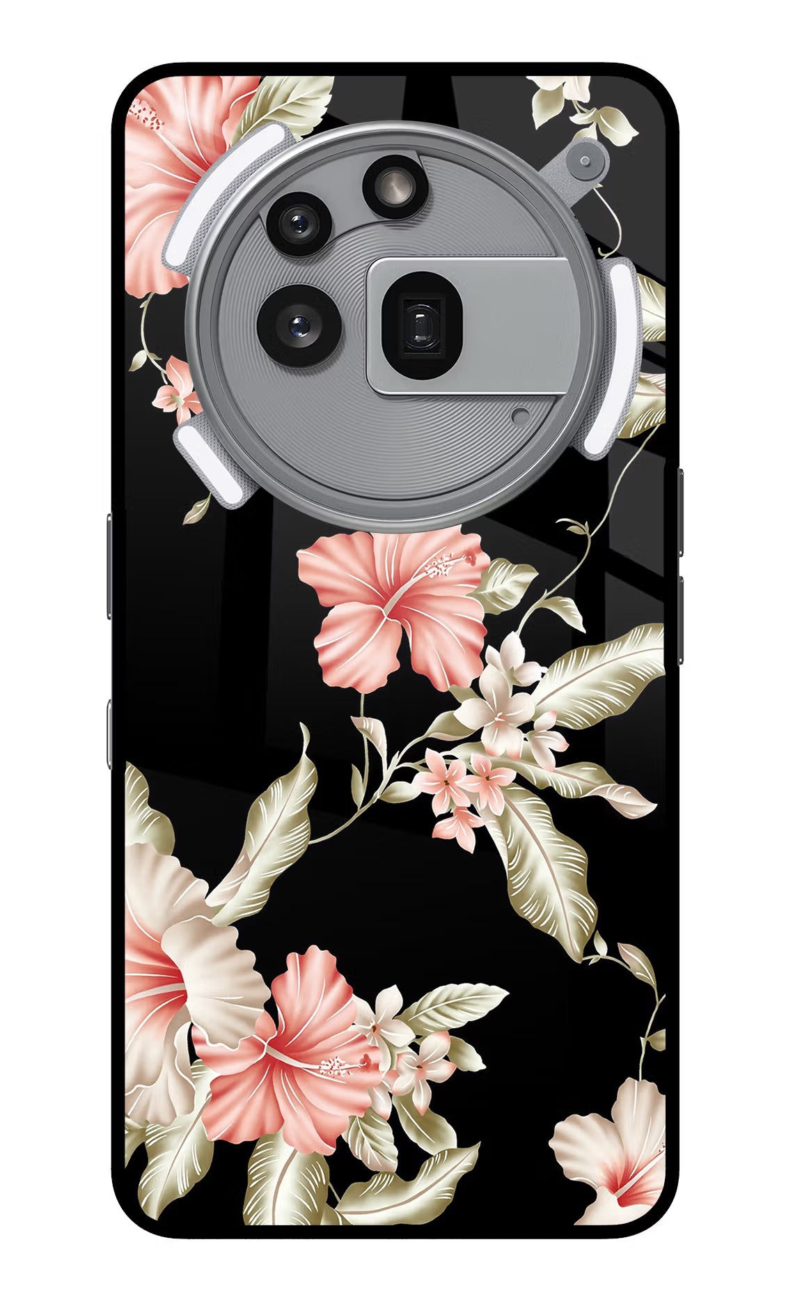 Flowers Nothing Phone 3a Pro Glass Case Back Cover by Casekaro