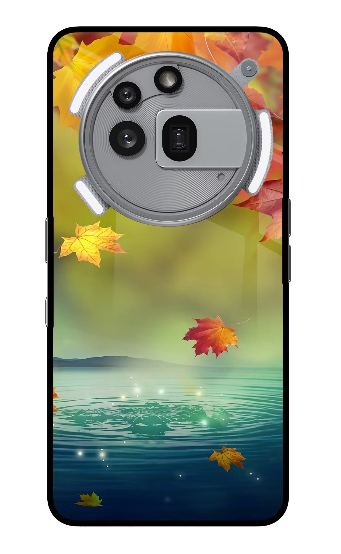Flowers Nothing Phone 3a Pro Glass Case Back Cover by Casekaro