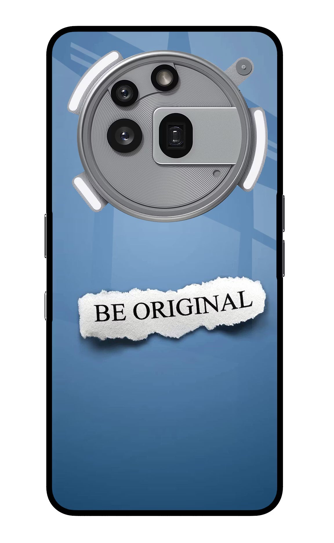 Be Original Nothing Phone 3a Pro Glass Case Back Cover by Casekaro