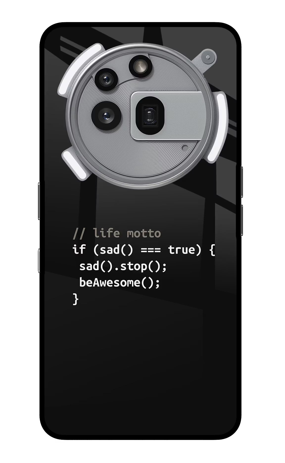 Buy Now Life Motto Code Glass Case for Nothing Phone 3a Pro Online ...