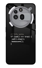 Life Motto Code Nothing Phone 3a Pro Glass Case