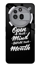 Open Your Mind Before Your Mouth Nothing Phone 3a Pro Glass Case