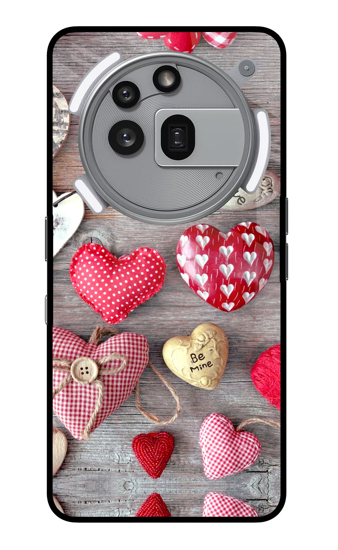 Love Wallpaper Nothing Phone 3a Pro Glass Case Back Cover by Casekaro