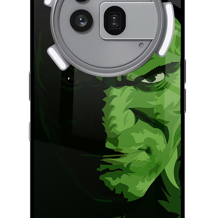 HULK Nothing Phone 3a Pro Glass Case Back Cover by Casekaro