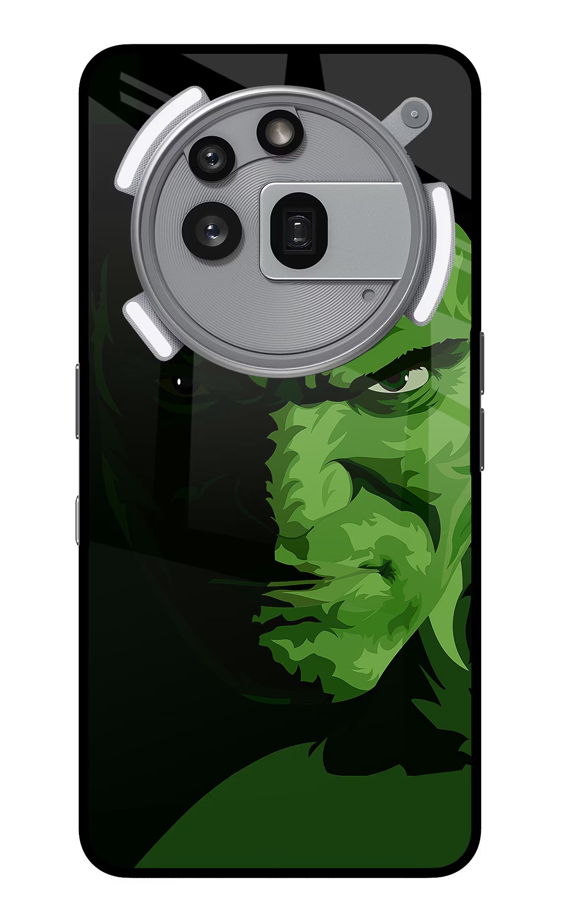 HULK Nothing Phone 3a Pro Glass Case Back Cover by Casekaro