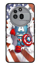 Captain America Nothing Phone 3a Pro Glass Case