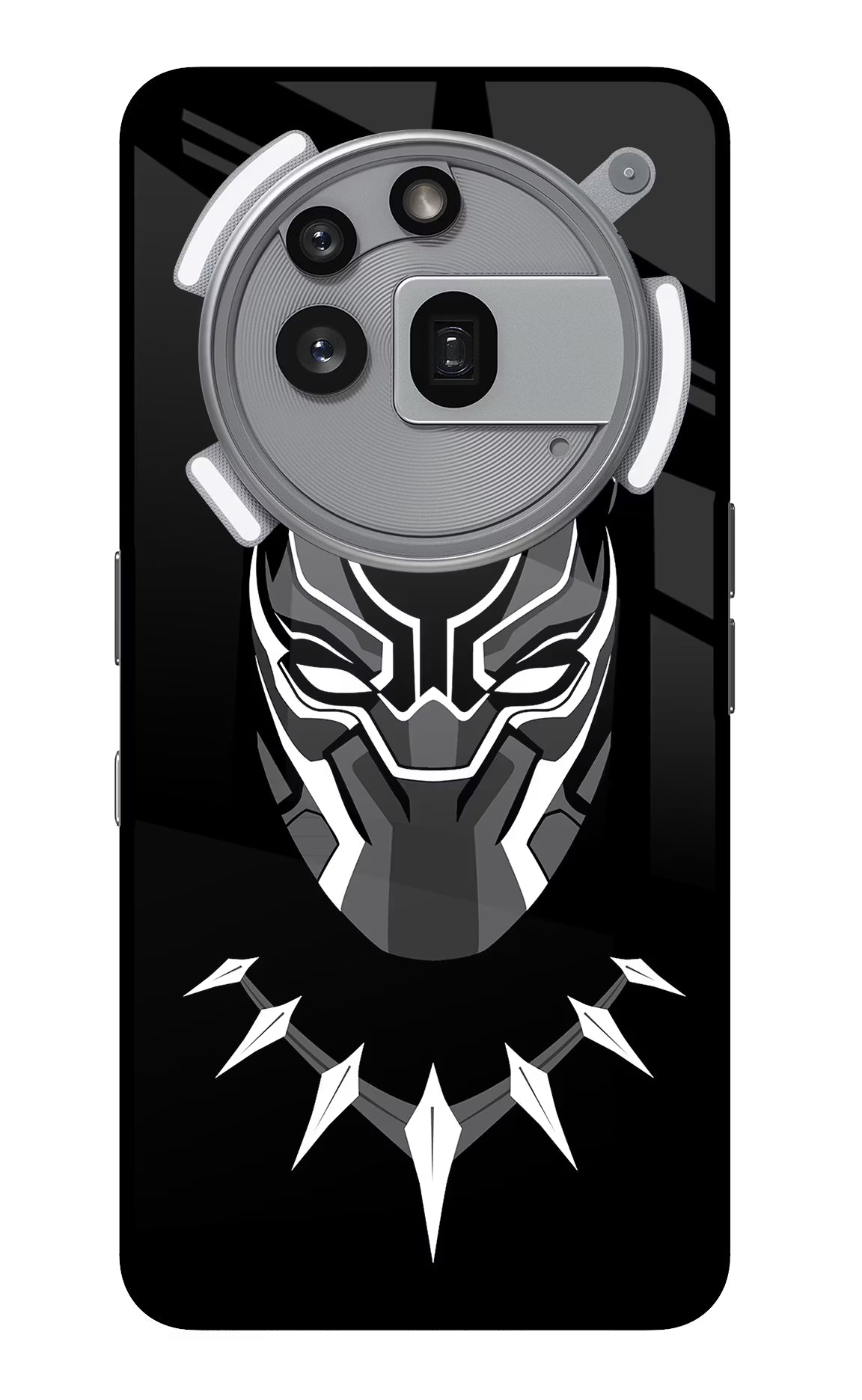 Black Panther Nothing Phone 3a Pro Glass Case