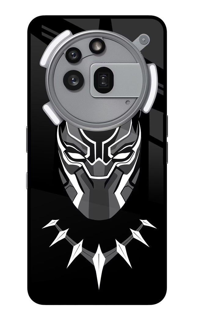 Black Panther Nothing Phone 3a Pro Glass Case